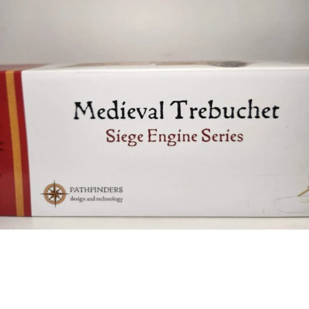 NEW Pathfinders Medieval Trebuchet Siege Engine Catapult Building Set Kit Craft